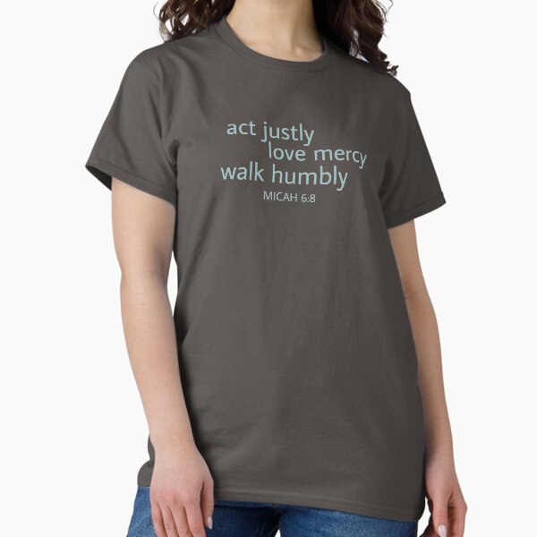 Item preview, Micah 6:8 designed and sold by Tcktraveler.