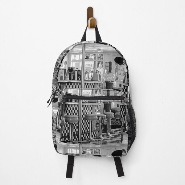 Item preview, THE 50'S DINER IN BLACK AND WHITE designed and sold by Elaine Bawden.