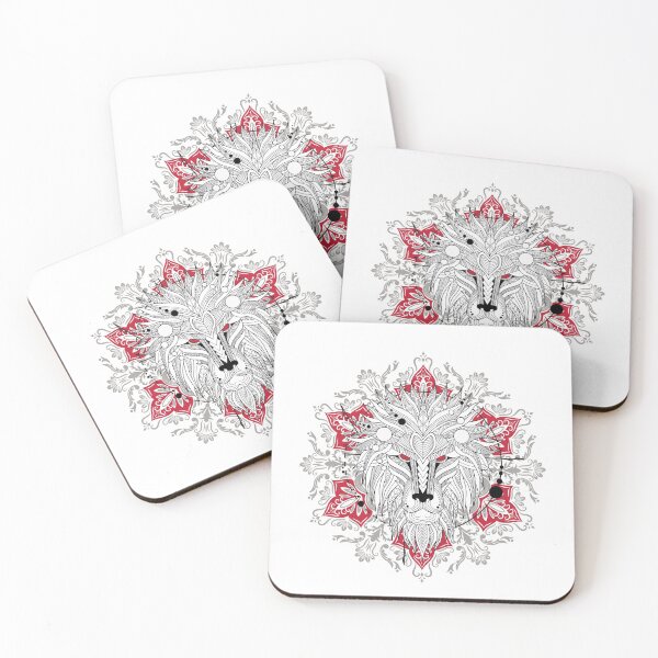 Item preview, Spiritual Lion Mandala designed and sold by Ninjawhere.