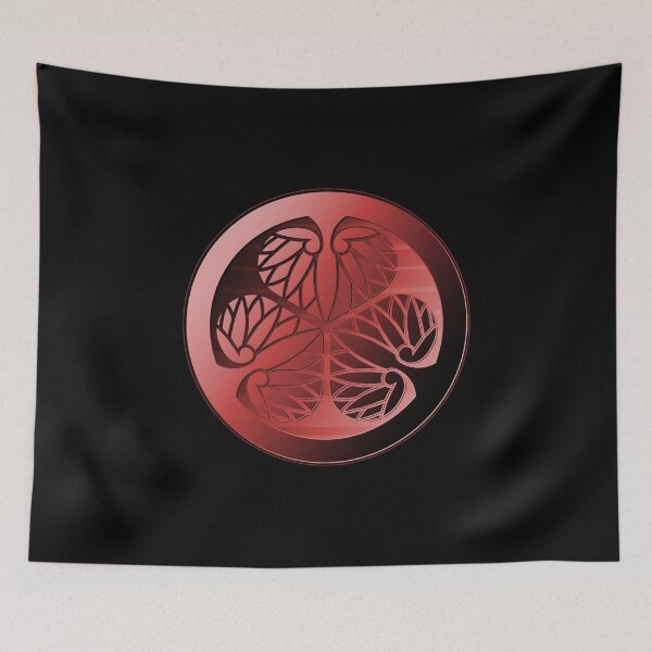 Item preview, Japanese Hollyhock Flower/Maruni Mitsu(ba) Aoi Kamon [Emblem/Crest]  designed and sold by picto.