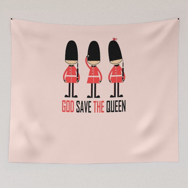 Item preview, Vintage Funny London Queen Guard United Kingdom Soldier Retro British Souvenir UK Gift designed and sold by TopTeeShop.