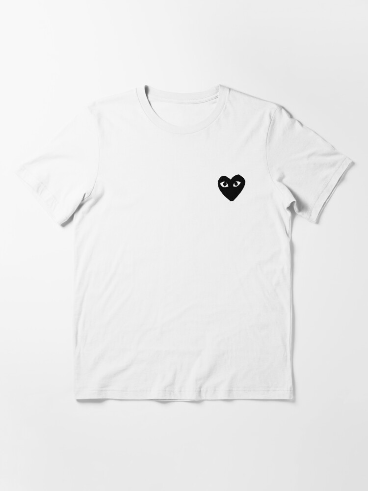 black cdg t shirt