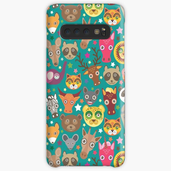 funny animals muzzle lion, kangaroo, horse, bear, mouse, raccoon Samsung Galaxy Snap Case