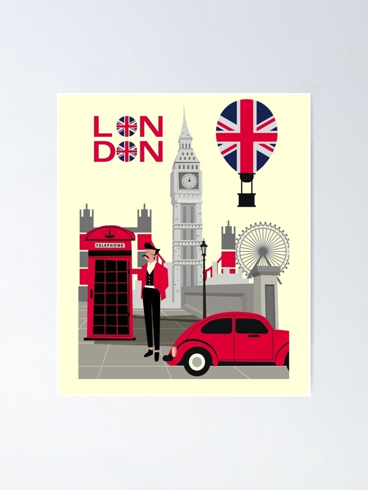 Vintage London Rainbow Skyline Souvenir T Shirt England Gift Vintage London Rainbow Skyline Souvenir T Shirt England Gift