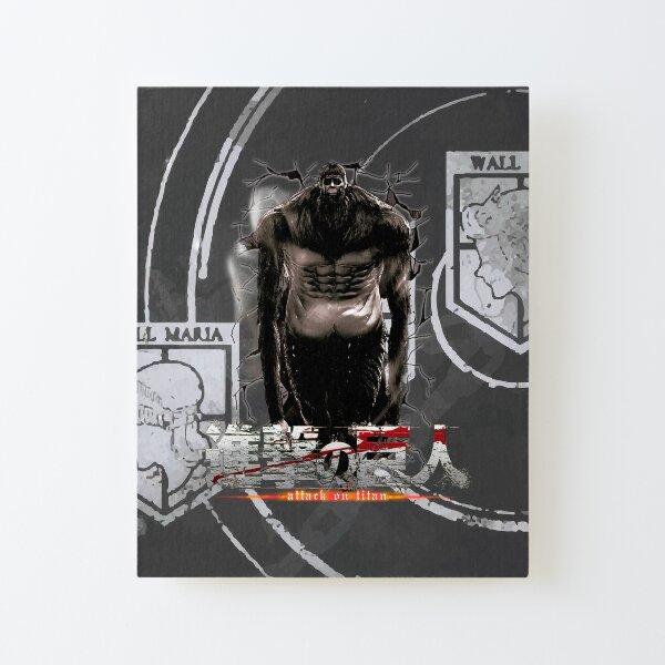 Shingeki no Kyojin - Titán Bestia Lámina montada de lienzo