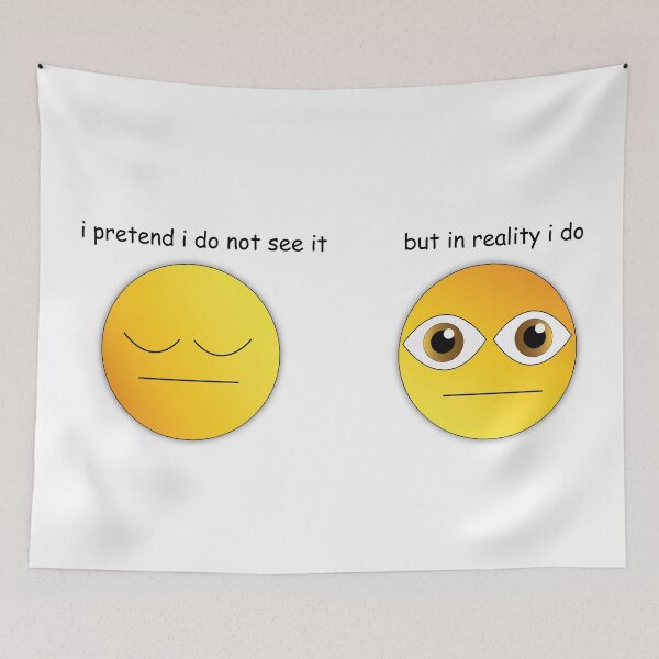 Item preview, i pretend i do not see it but in reality i do emoji designed and sold by arwen1.