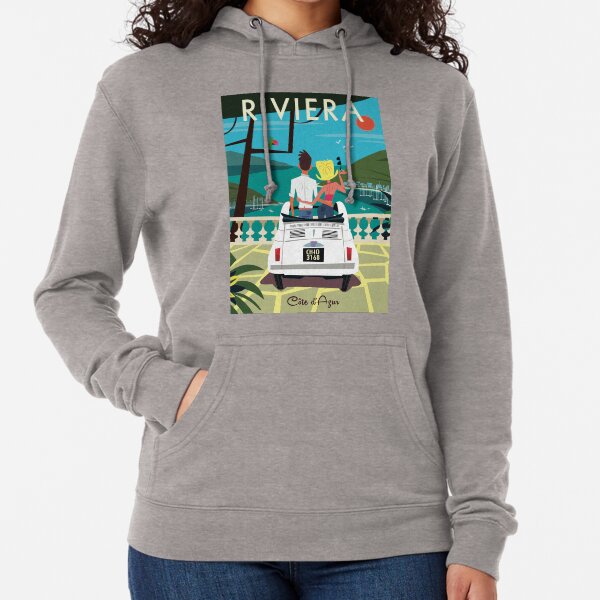 Riviera poster Lightweight Hoodie