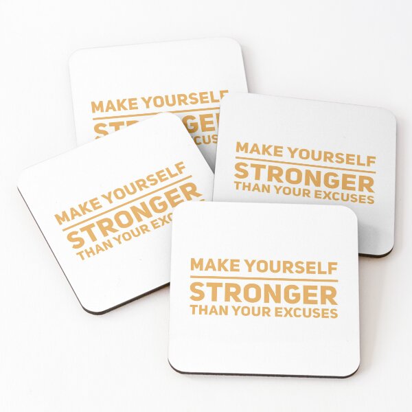 Item preview, Make Yourself Stronger than your excuses  designed and sold by miminova.