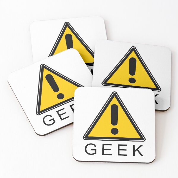 Item preview, GEEK WARNING designed and sold by Fruitsome.