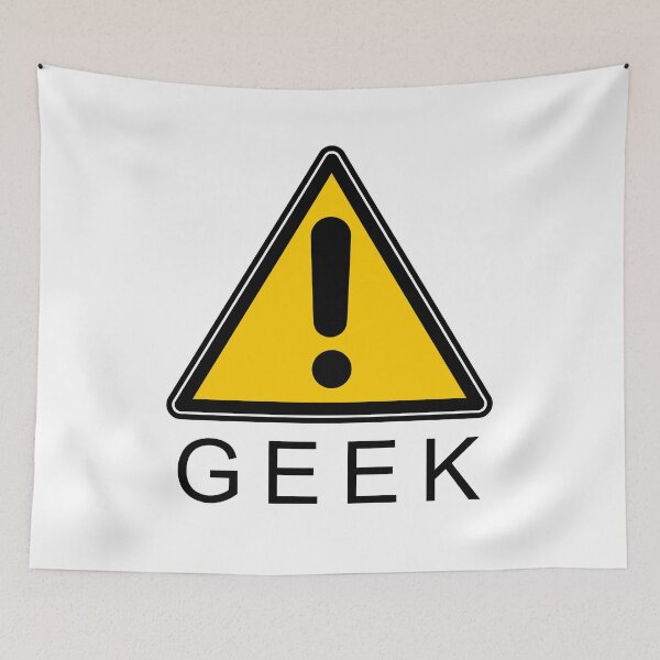 Item preview, GEEK WARNING designed and sold by Fruitsome.