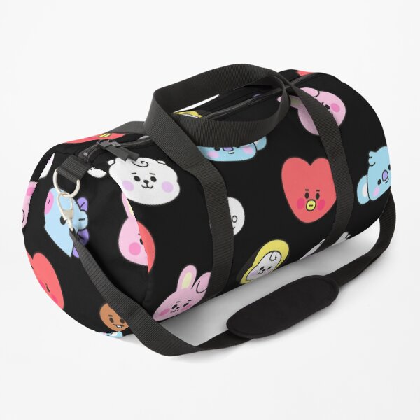 BT21 all gathered pattern In Color (Baby Version) By BTS (Ania Mardrosyan) Duffle Bag