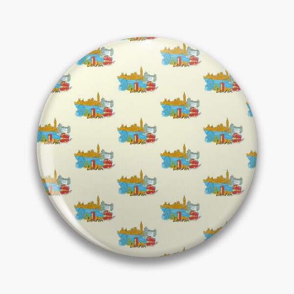 Item preview, Vintage London Skyline United Kingdom Retro British Souvenir UK Big Ben Gift designed and sold by TopTeeShop.