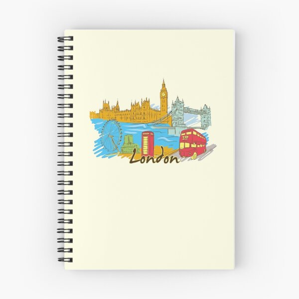 Item preview, Vintage London Skyline United Kingdom Retro British Souvenir UK Big Ben Gift designed and sold by TopTeeShop.