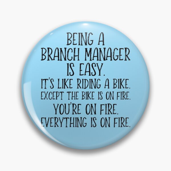 Item preview, Being A Branch Manager Is Easy designed and sold by kamrankhan.