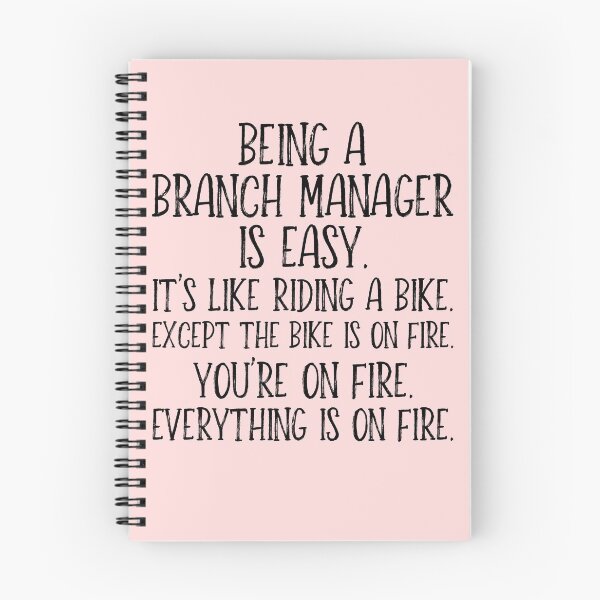 Item preview, Being A Branch Manager Is Easy designed and sold by kamrankhan.