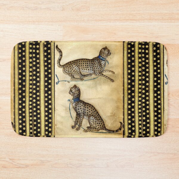 Item preview, TWO GHEPARDS Medieval Animal Drawings designed and sold by BulganLumini.