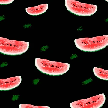 Artwork thumbnail, Watermelon Pattern by joabaj