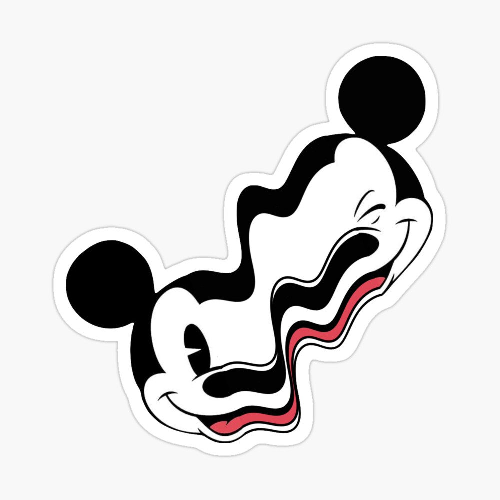 Cali Mickey Mouse Hands Sticker for Sale by RickyRozay