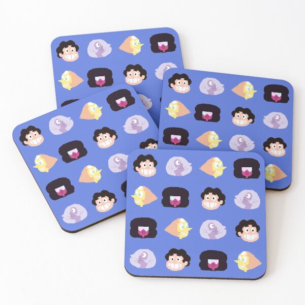 Steven Universe - Pixel Pattern Coasters (Set of 4)