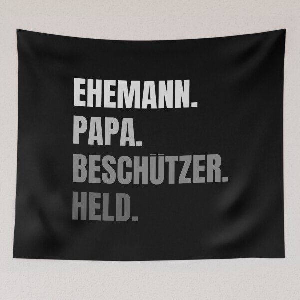 Item preview, Herren Ehemann Papa Beschützer Held | Vintage Vatertags designed and sold by Farid94.