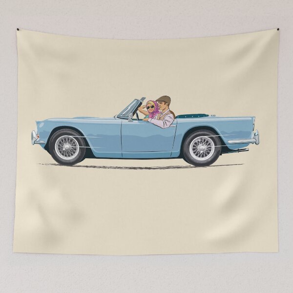Item preview, Powder Blue TR4 with optional wire wheels designed and sold by Bigs66.