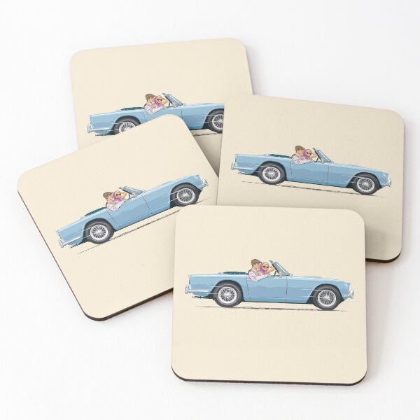 Item preview, Powder Blue TR4 with optional wire wheels (RHD) designed and sold by Bigs66.