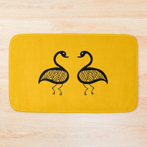Item preview, Geometric swans - timeless abstraction designed and sold by LeahHa.