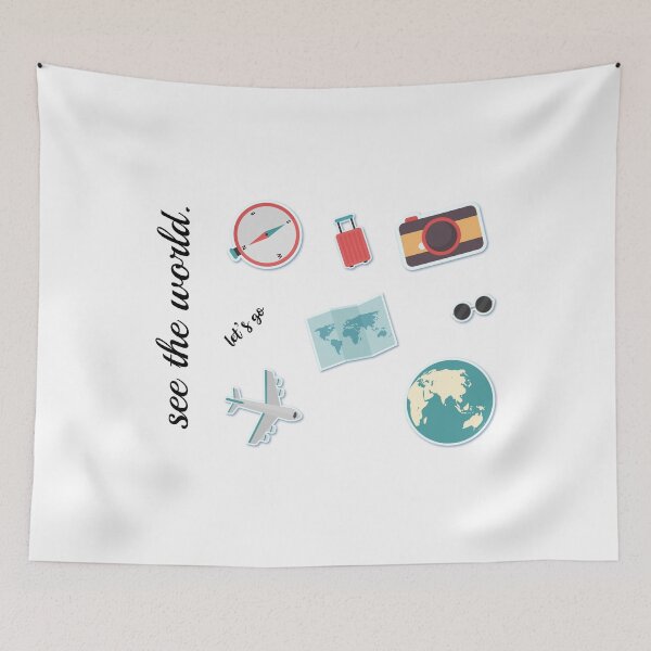 Item preview, Travel sticker pack 8 pieces designed and sold by AdelDa19.
