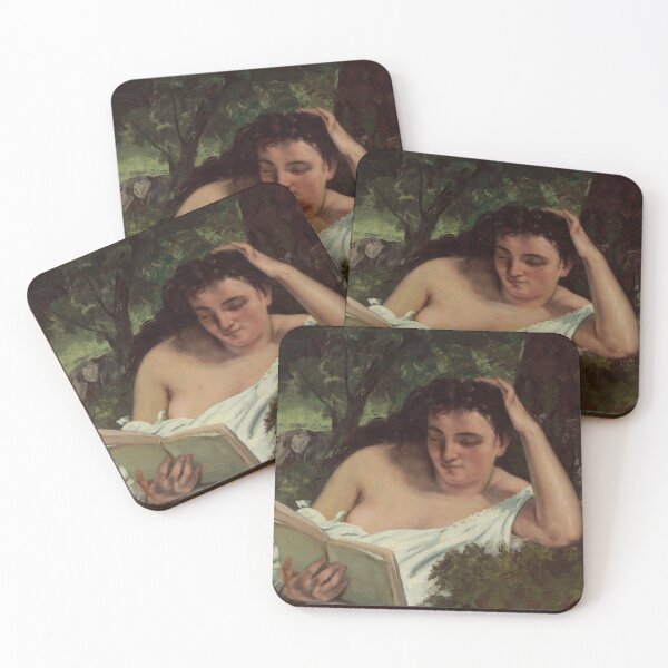 Item preview,  A Young Woman Reading - Gustave Courbet  designed and sold by vakashop.