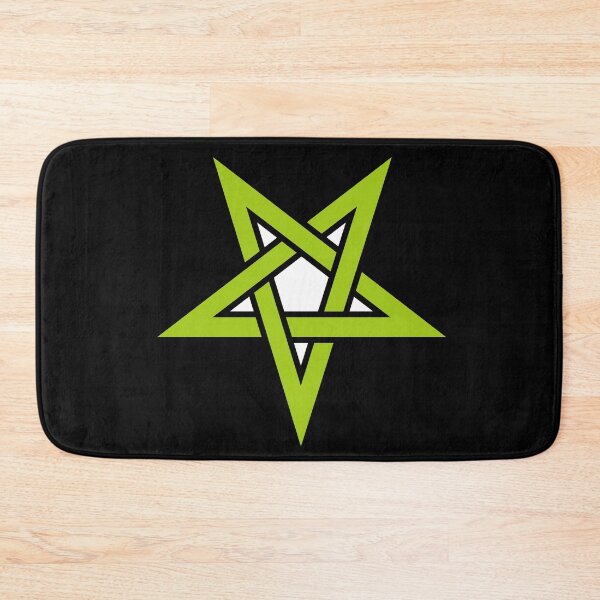 Item preview, Reverse Green Pentagram Satanic Satanism designed and sold by darknessjeff86.