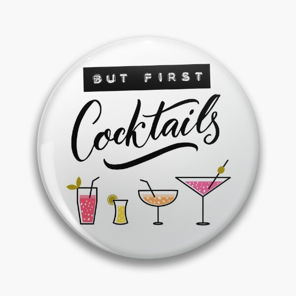 Item preview, But first, cocktails designed and sold by Anna Kutukova.
