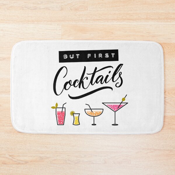 Item preview, But first, cocktails designed and sold by Anna Kutukova.