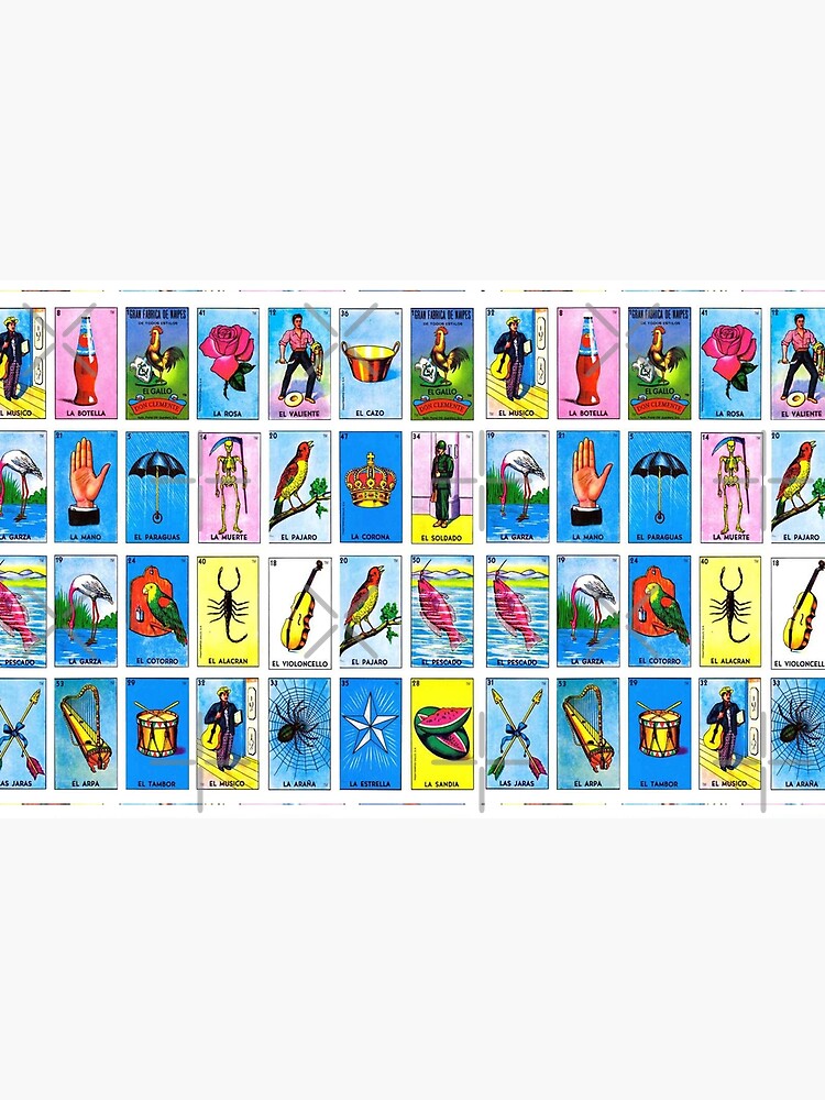 lottery-mexican-bingo-laptop-skin-by-sauher-redbubble for Free Printable Loteria Cards Pdf Lottery / Mexican Bingo