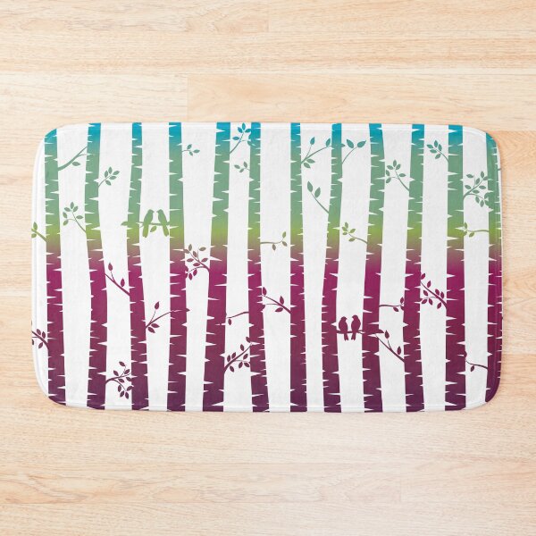 Item preview, Birch Forest_evening designed and sold by GreenFrog75.