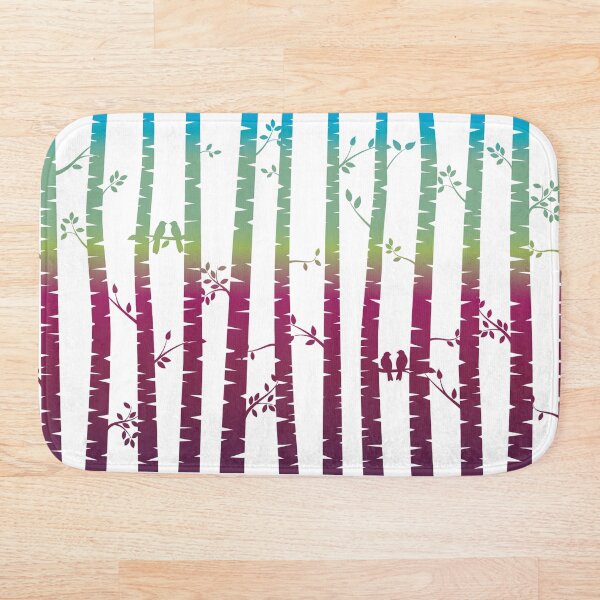 Item preview, Birch Forest_evening designed and sold by GreenFrog75.