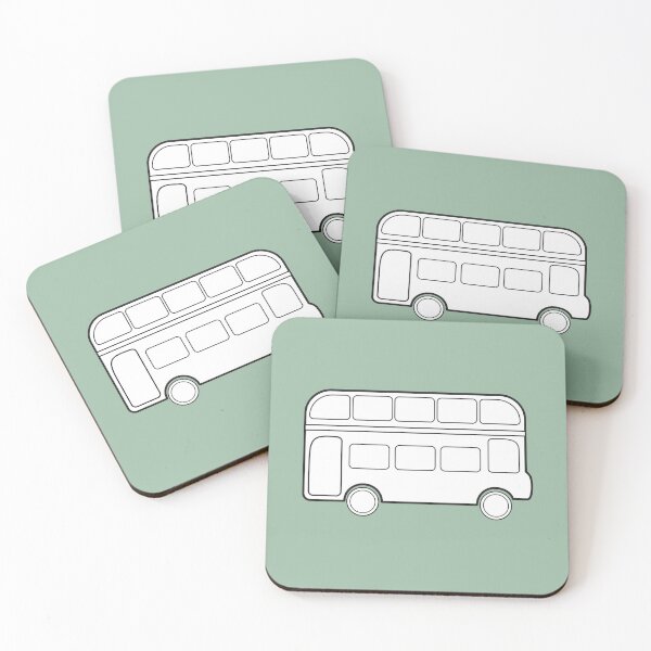 Item preview, The London Bus Landmark Illustration in Green  designed and sold by Fernando G..