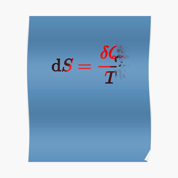 Entropy's formula disintegrating Poster