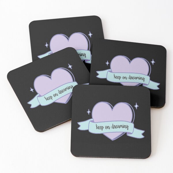 Item preview, Keep on dreaming positivity art quote designed and sold by SweetDaydream.