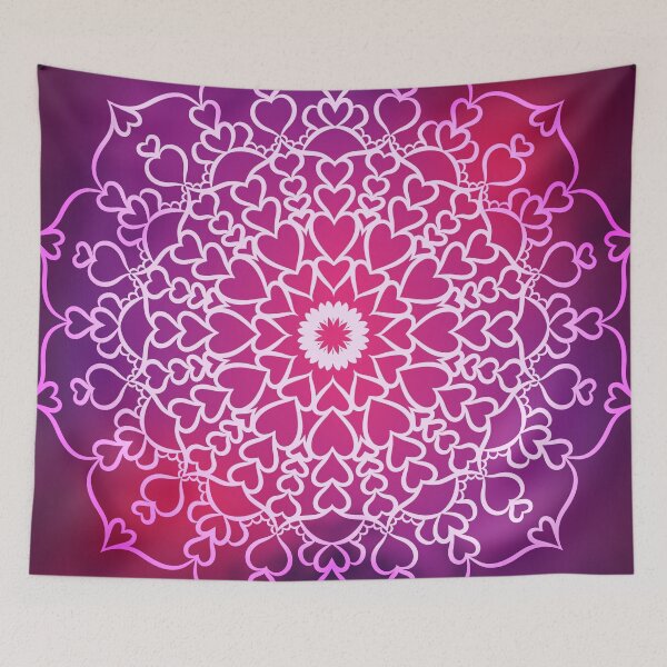Item preview, Heart Mandala  designed and sold by serenaking.
