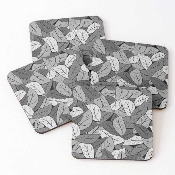 Item preview, Grey scale Leaf Print. designed and sold by cgroenewald.