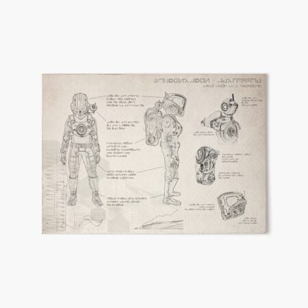 No Man's Sky Traveller - clean version Art Board Print