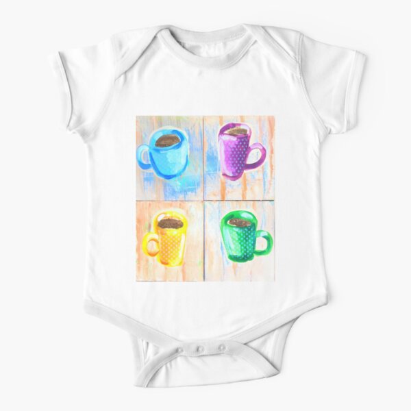 Always Half Full Short Sleeve Baby One-Piece