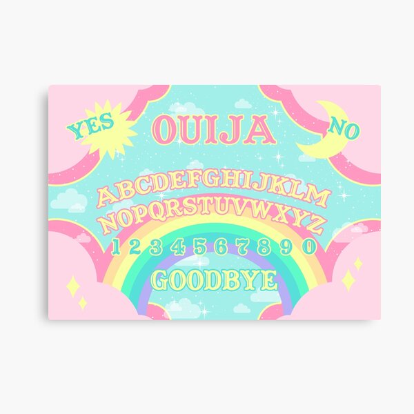 Item preview, Pastel Rainbow Ouija Board designed and sold by gutsandglitter.