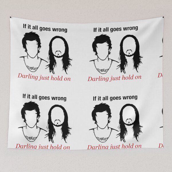 Item preview, Just hold on lyrics (if it all goes wrong  designed and sold by tiannapappy93.