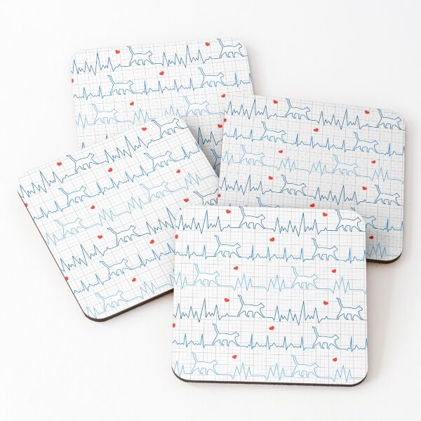 Item preview, Cat Veterinary Health Heartline designed and sold by VintageStyle.