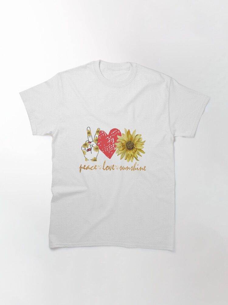 Sunshine, sunflower shirt, graphic tee 