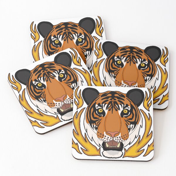 Item preview, Tiger and fire designed and sold by ShyflyerArts.