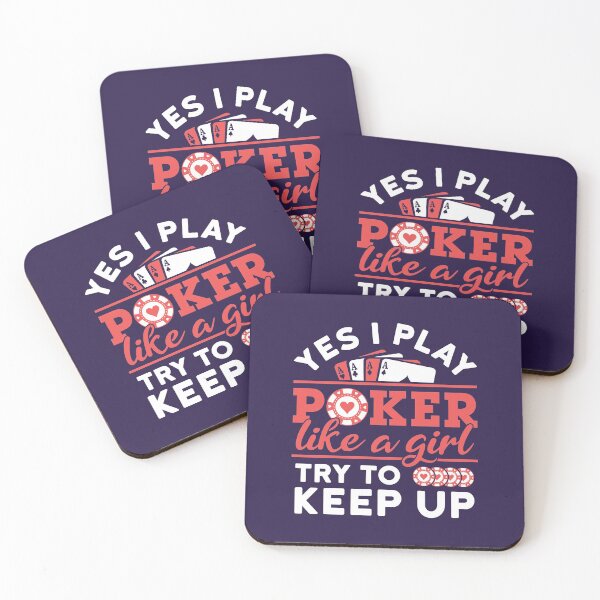 Item preview, Poker Player Women Yes I Play Poker Like a Girl Try to Keep Up designed and sold by jaygo.