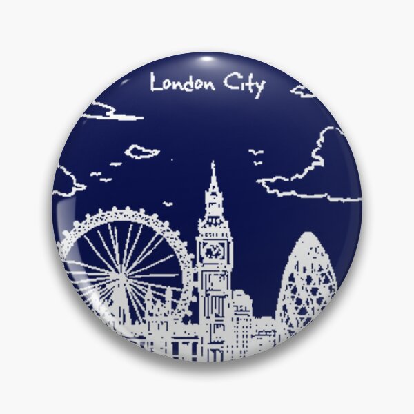 Item preview,  Vintage London Skyline United Kingdom Retro British Souvenir UK Flag Gift designed and sold by TopTeeShop.