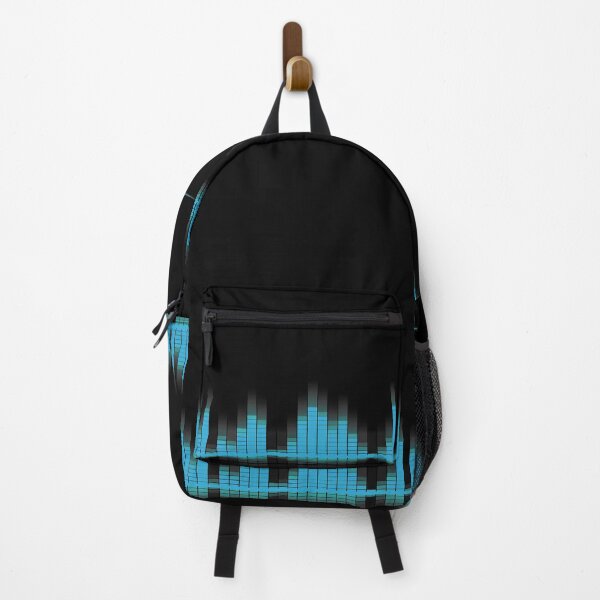 Item preview, Cool Blue Graphic Equalizer Music on black designed and sold by PLdesign.